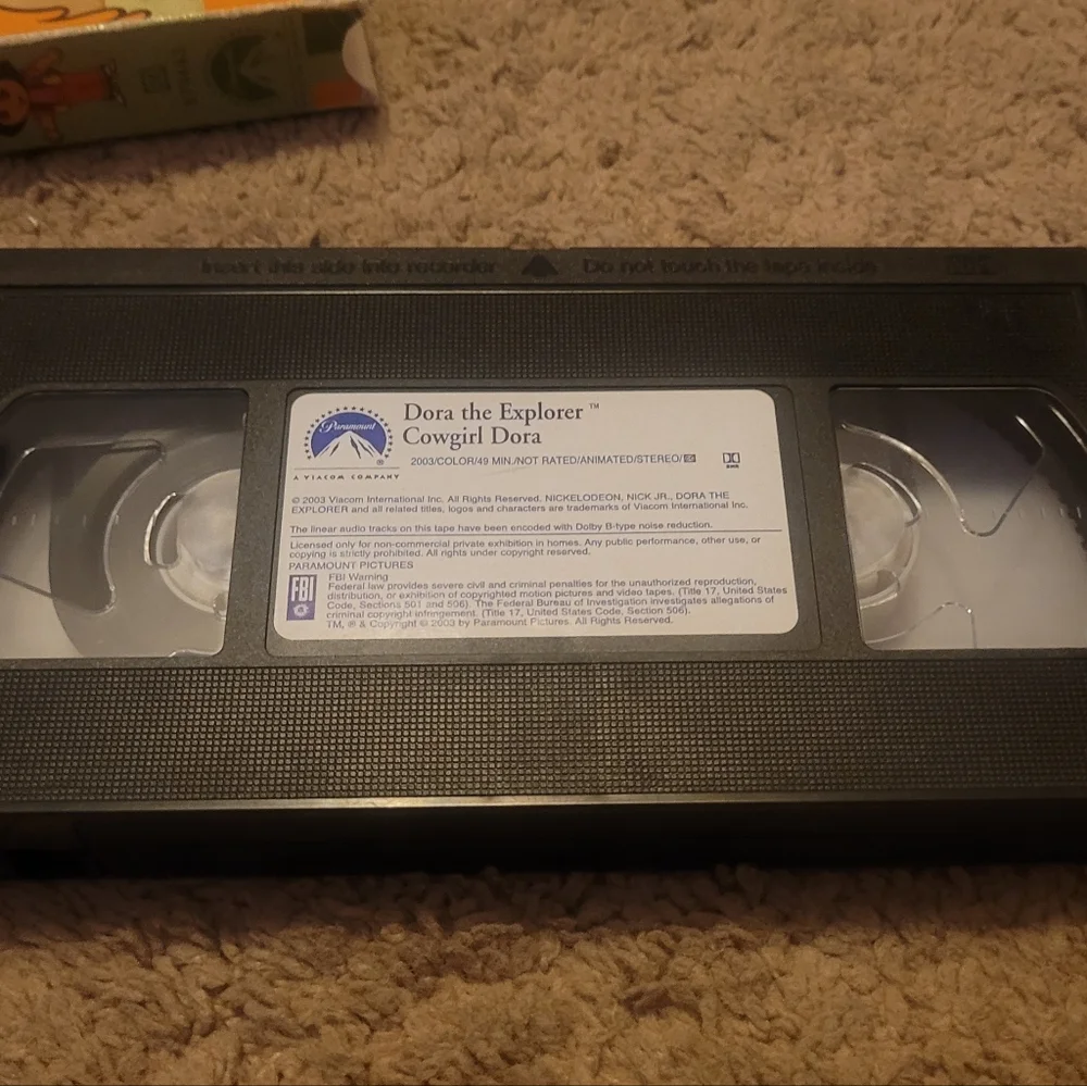 Kids VIDEO Dora The Explorer VHS BUNDLE vintage